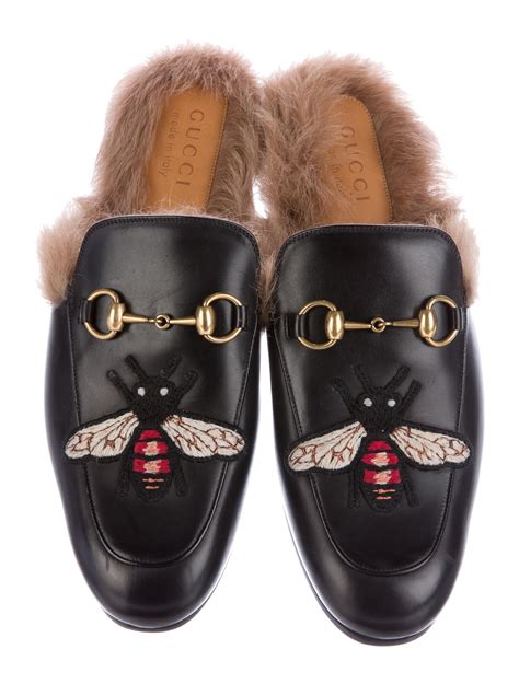 women's gucci slippers|Gucci fur slippers women's.